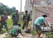 TMMD Ke- 124 KODIM Dumai Pembangunan MCK dan Sumur Bor Dapat Selesai Sesuai Target