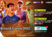 Final Roland Garros 2025 Segera Tayang! Streaming di VISION+