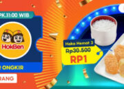 Menu HokBen Hanya Rp1, Promo Spesial ShopeeFood Berlaku Satu Hari Saja